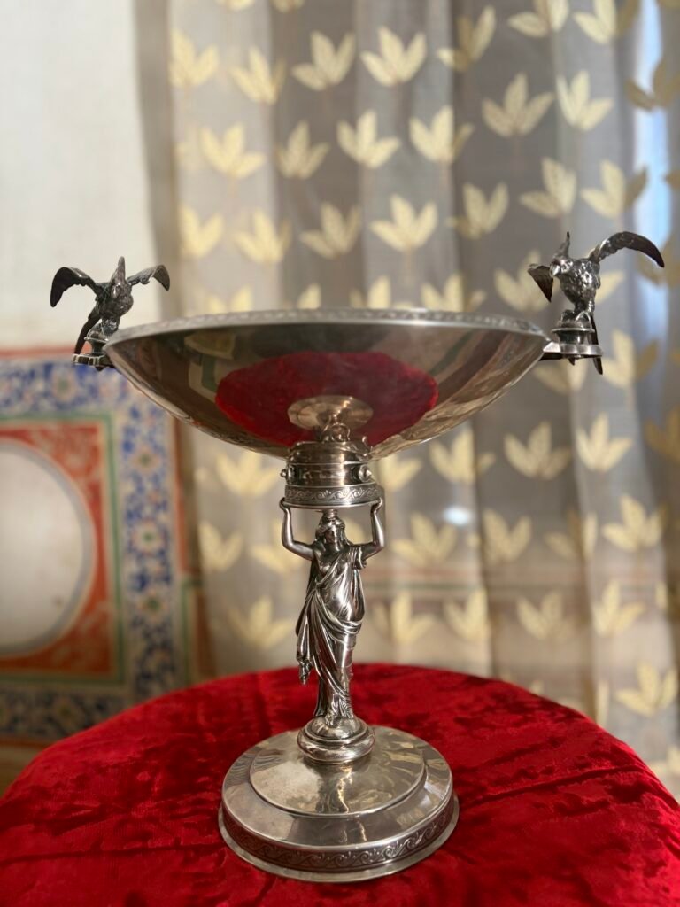 Gorham Sterling Figural Compote, 1904